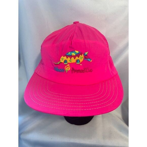 VTG 90s Walt Disney World Pleasure Island  Neon Armadillo Hat O/S main image 8